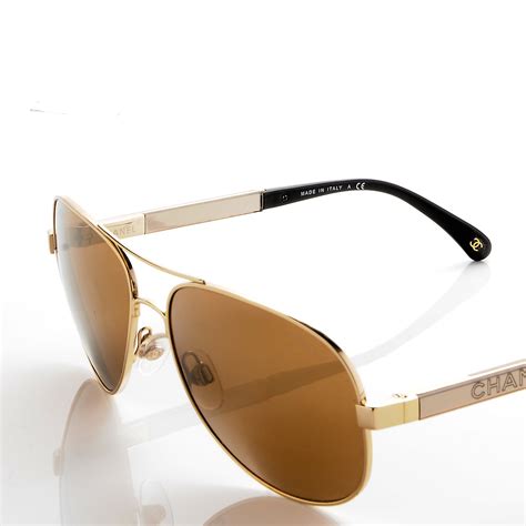 chanel gold glasses|chanel sunglasses discount.